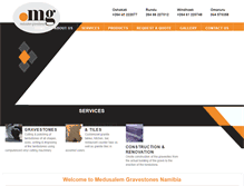 Tablet Screenshot of namibiagravestones.com